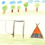Tipi und Klettergerüst