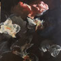 Peonie - tempera all'uovo su tavola 20x20