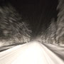 Schnee schauer auf 56 in Richtung Uppsala