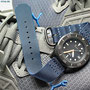 Band: Zulu Split PVD »Navy«  | Uhr: Squale 1521 T Pvd