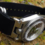 Band: Zulu Kingsize schwarz | Uhr: Crepas L'Ocean 1200