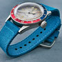 Band: Canvas Split »Petroleo«  | Uhr: Steinhart Ocean 1 Vintage Dual Time Premium