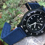 Band: HC Nato Split PVD »Ocean«  | Uhr: Corvus Bradley FSC