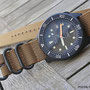 Band: ZULU PVD 5-Ring | sand | Uhr: Squale 1521-026 PVD T