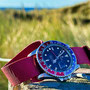 Band:Us Mil Nato Matt »Oxblood«  | Uhr: Rolex GMT Master 16750