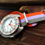 Band: Nato G10 »Ramla Bay Gozo« | Uhr: Doxa Searambler 1200T
