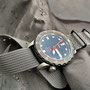Band: Ribb Nato PVD »Carbon« | Uhr: Sinn U50 SDR