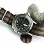 Band: Zulu Superseal 5 Ring »Real Bond Olive« | Uhr: Kazimon 1500