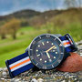 Band: Nato PVD »Blue Heritage«  | Uhr: Squale 1521 T PVD
