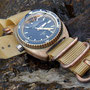 Band: Zulu Bronze beige | Uhr: Aquadive BS 100