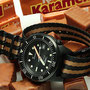 Band: Seatbelt Nato »Goldfinger« PVD | Uhr: Squale 1521 PVD T