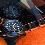 Band:  Hardcore Nato PVD »Tangerine« | Uhr: Squale 1521 T PVD