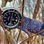 Band: US Mil Nato »Paisley Blu Print« | Uhr: Crepas Professionel