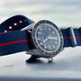 Band: Nato Matt »Amerigo«  | Uhr: Lorier Hyperion GMT