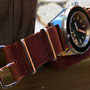 Band: Nato Leder »Tobacco« | Uhr: MKII Seafighter Bund