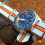 Band: Nato G10 »Gulfy« | Uhr: Squale 1521 Blu LE
