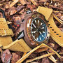 Band: Canvas Split PVD »Oro Chiaro« | Uhr: Seiko SRP236K1 Baby Tuna