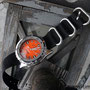 Band: ZULU 5 Ring schwarz | Uhr: Zeno Army Diver