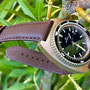 Band: Segeltuch Split »Browny« | Uhr: Aquadive BS 100