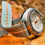 Band: Nato Split »Jaffa« | Uhr: Doxa 1200T Searambler