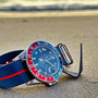 Band: Nato Matt »Amerigo«  | Uhr: Rolex GMT Master 16750