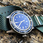 Nato Solitary Nato »British Racing Green« | Uhr: Corvus Bradley Dive Watch