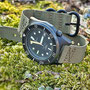 Band: Zulu Split PVD oliv | Uhr: Squale 1521 T PVD