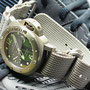 Band:  Zulu Kingsize grau | Uhr: Panerai Submersible 025