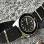 Band:  Braided Nato Matt Black | Uhr: MK II Seafighter Bund