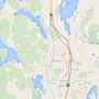 <a href="http://goo.gl/maps/hPWDX" target="_blank">Stockholm - Upplands Väsby - 6,9 km