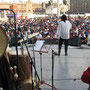 ZÓCALO CD. DE MÉXICO, 2010. Fotografía de Irma Rincón