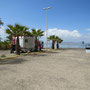 Platz am Strand