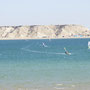 Luft 25 Grad, Wasser 18 Grad, Beaufort 5