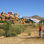 Am Ziel: The painted rocks