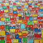 Favela, 60 x 60 x 2 cm; Collage; 2010