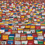 Favela 1, 100 x 120 x 4,5 cm; Collage; 2020