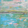 Kein Fisch mehr / No hay peces , 50 x 50 x 2 cm; Acryl auf Leinen, 2015