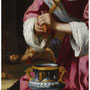 attr. a Johannes Vermeer "Santa Prassede" (Olio su tela 101,6 x 82,6 cm. 1655) Dettagli