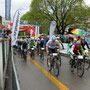 Start bei starkem Regen in Naturns