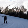 Kurz vor der Bergstation wird nochmal steil