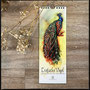 perpetual watercolor painting art birthday calendar Exotic Birds indian peafowl peacock | Ewiger Aquarell Kunst Kunstkalender Kalender Geburtstagskalender Exotische Vögel Blauer Pfau – Sandra Mahn