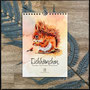 perpetual watercolor painting art birthday calendar Red Squirrels | Ewiger Aquarell Kunst Kunstkalender Kalender Geburtstagskalender Eichhörnchen | Sandra Mahn