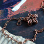 To be a STAR ;-) Chainmaille-Stern an Kupferarmband