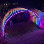 Lichtwandler, LED-Neonflex, 2024, 420 x 250 cm 