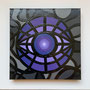 The eye (purple): acrylic 30x30 cm (2023)