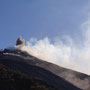 Angekommen! Der Stromboli stösst regelmässig Rauch aus