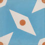 SOUTHERN TILES_CAROCIM Zementfliese, Petit Pan_Pépin PAN61, 20x20 cm