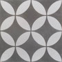 SOUTHERN TILES Zementfliese, VN Linse Negra-Taupe, 20x20 cm