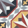 SOUTHERN TILES, Zementfliese / Dekor: Stern 20x20 cm