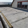 Dachkonstruktion aus Stahlbetonfertigteilen